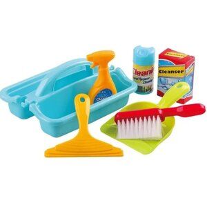 Playgo My Housekeeping Caddy  7 Pcs Cleaning Set New Sealed For Age 2+